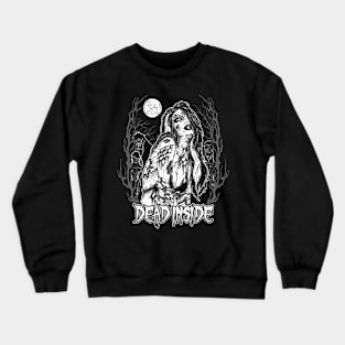 dead inside Crewneck Sweatshirt